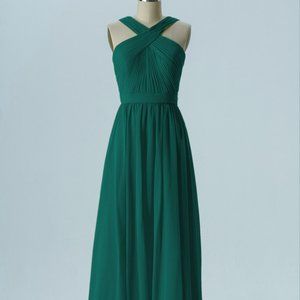 KF Bridal Hunter Green Dress